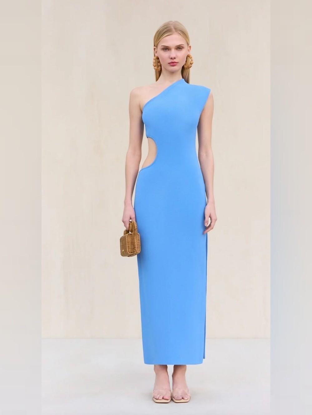 Cult Gaia - Linnea Knit Dress In Azure Blue XS